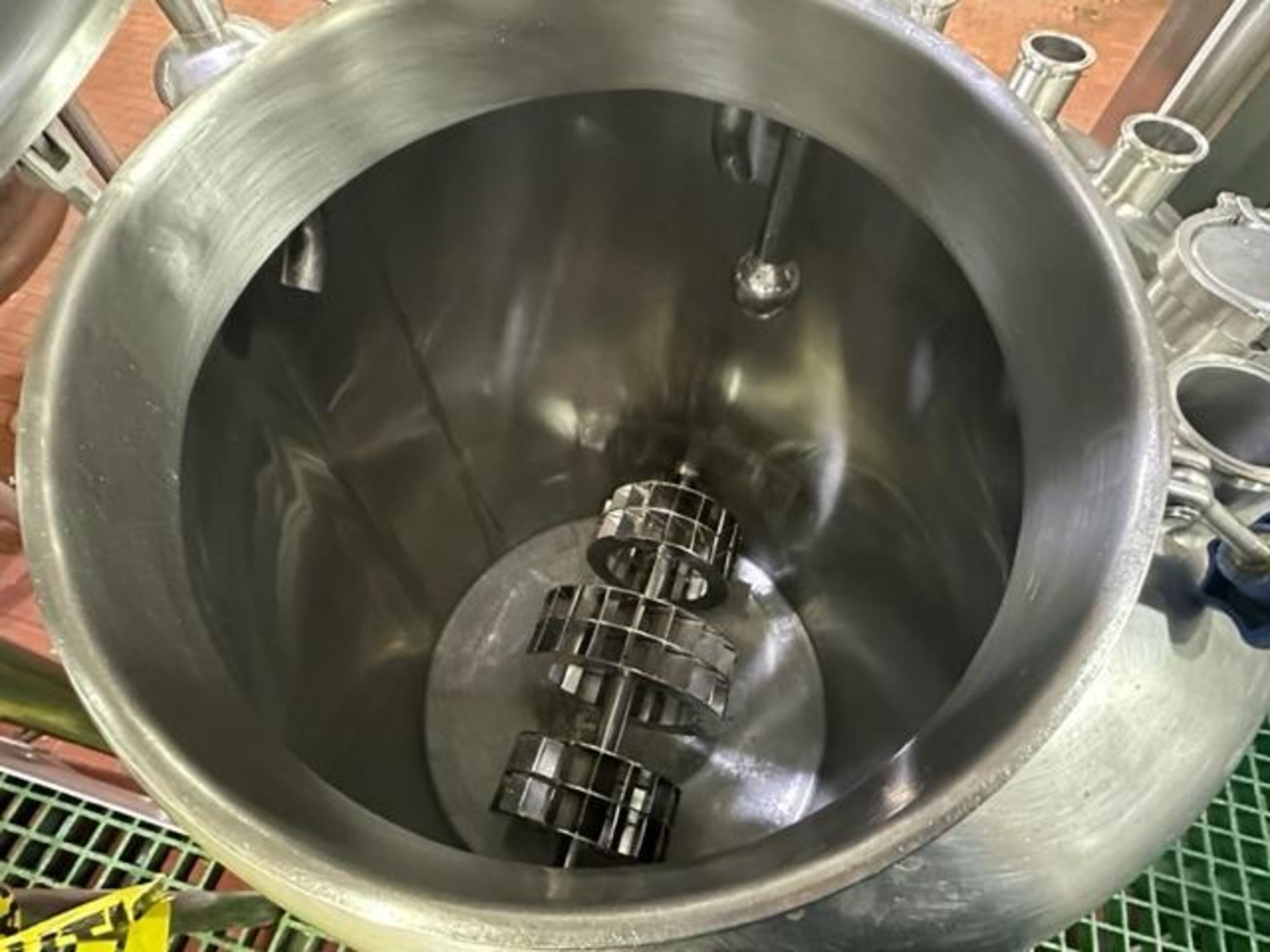 350 Gallon Stainless Mayonnaise Batch Weigh Mix Tank image 5