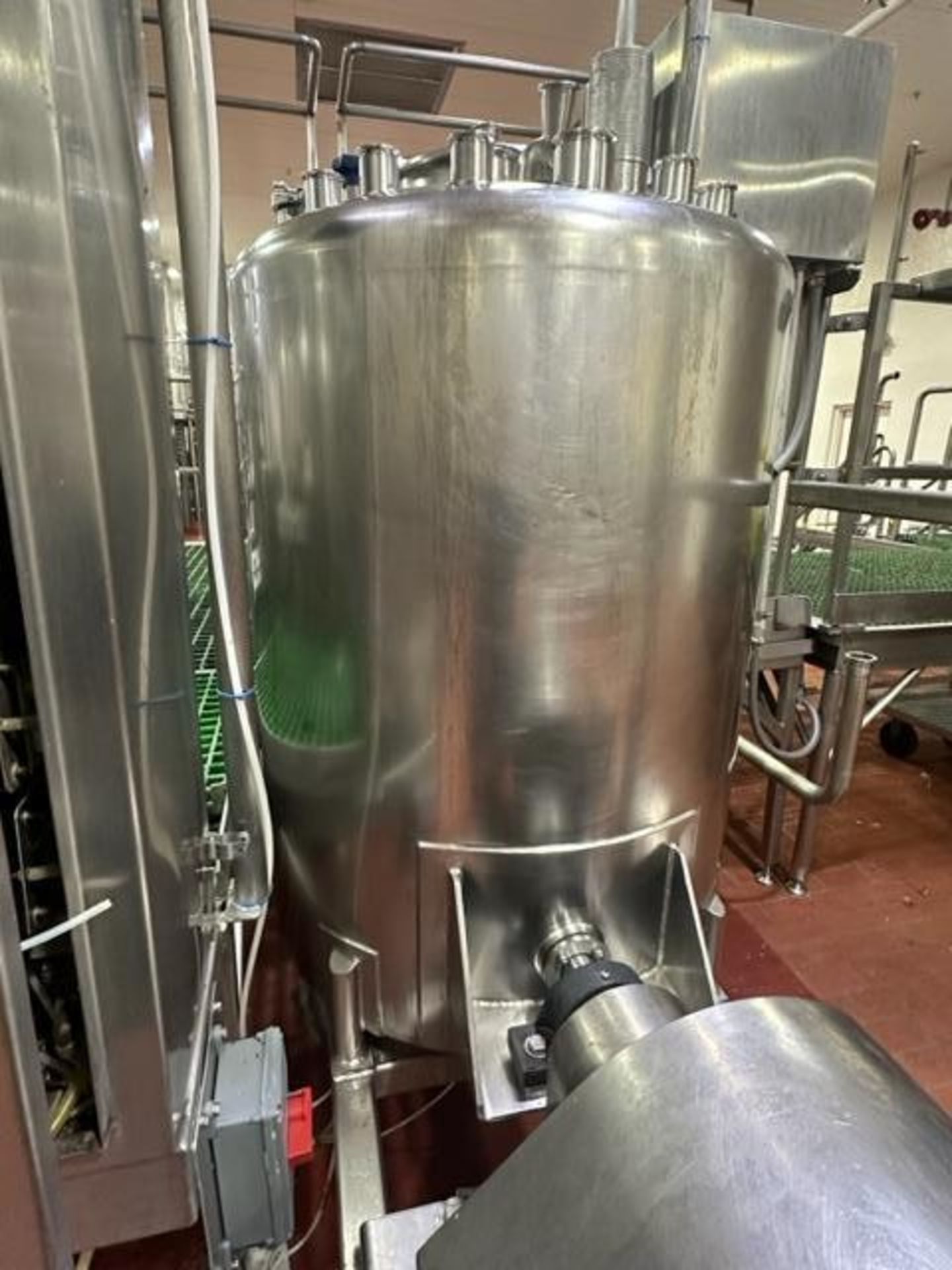 350 Gallon Stainless Mayonnaise Batch Weigh Mix Tank
