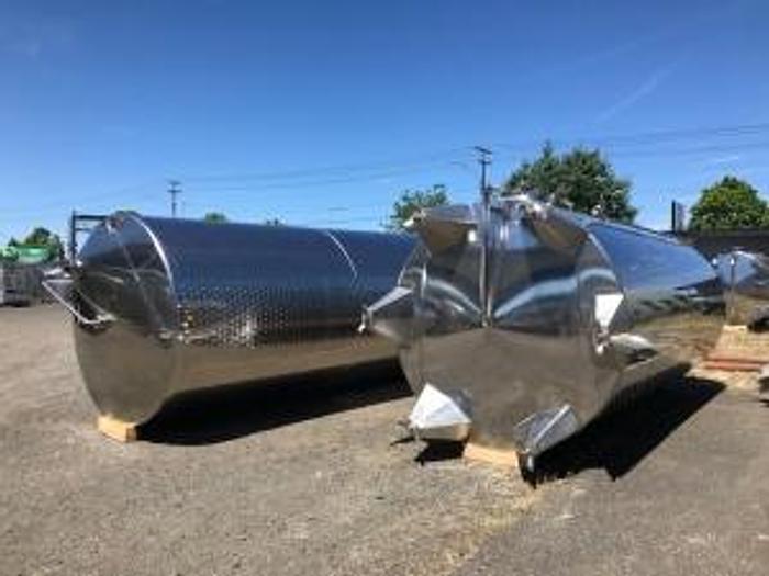 5200 Gallon Stainless Jacketed Storage Tanks