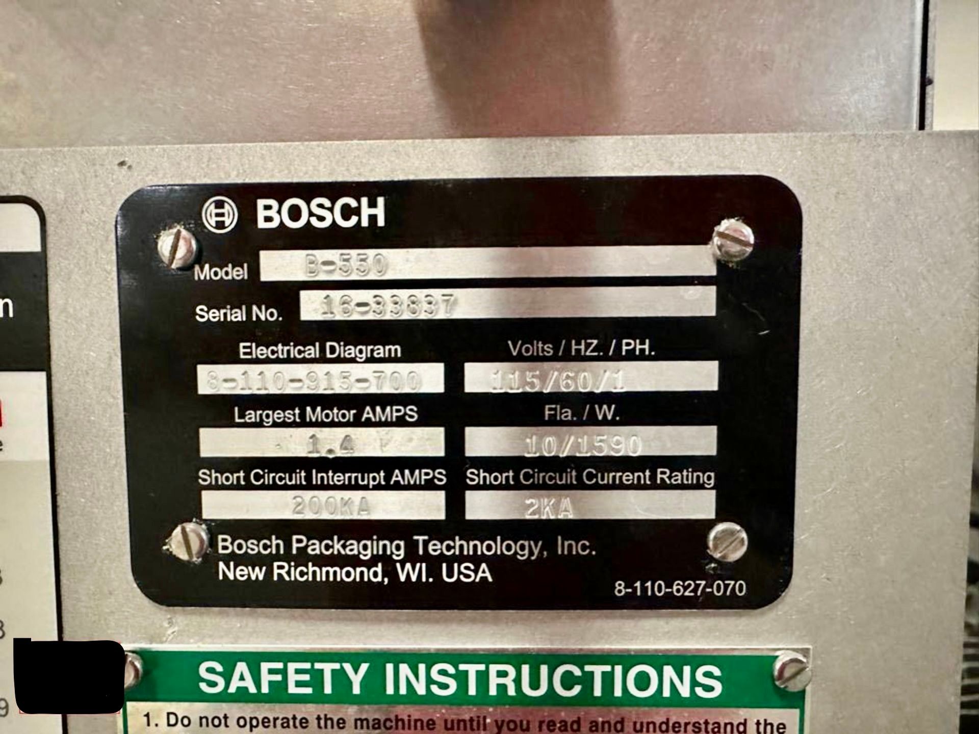 Bosch B550 Band Sealers image 4