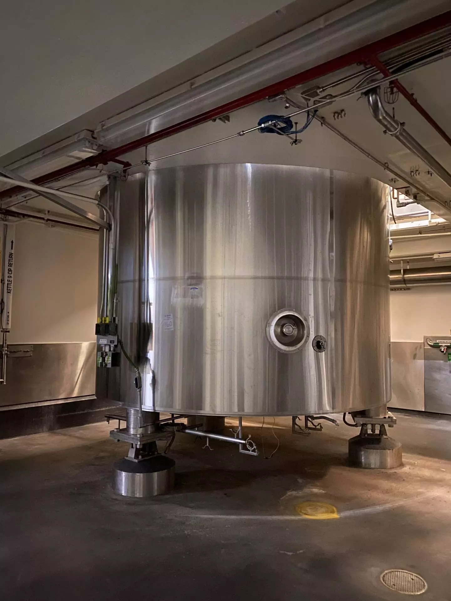 6,000 Gallon Type 316L Stainless Steel Jacketed Insulated Mix Kettle