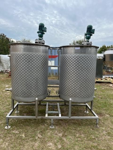 200 Gallon Stainless Jacketed Mix Tank