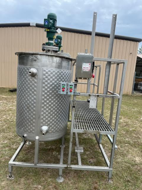 200 Gallon Stainless Jacketed Mix Tank image 3