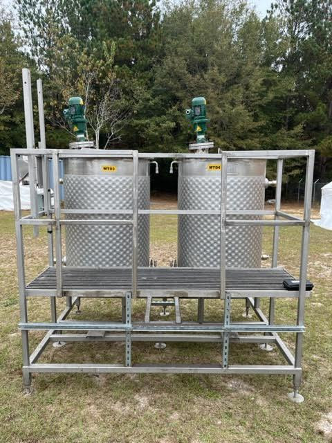 200 Gallon Stainless Jacketed Mix Tank image 5