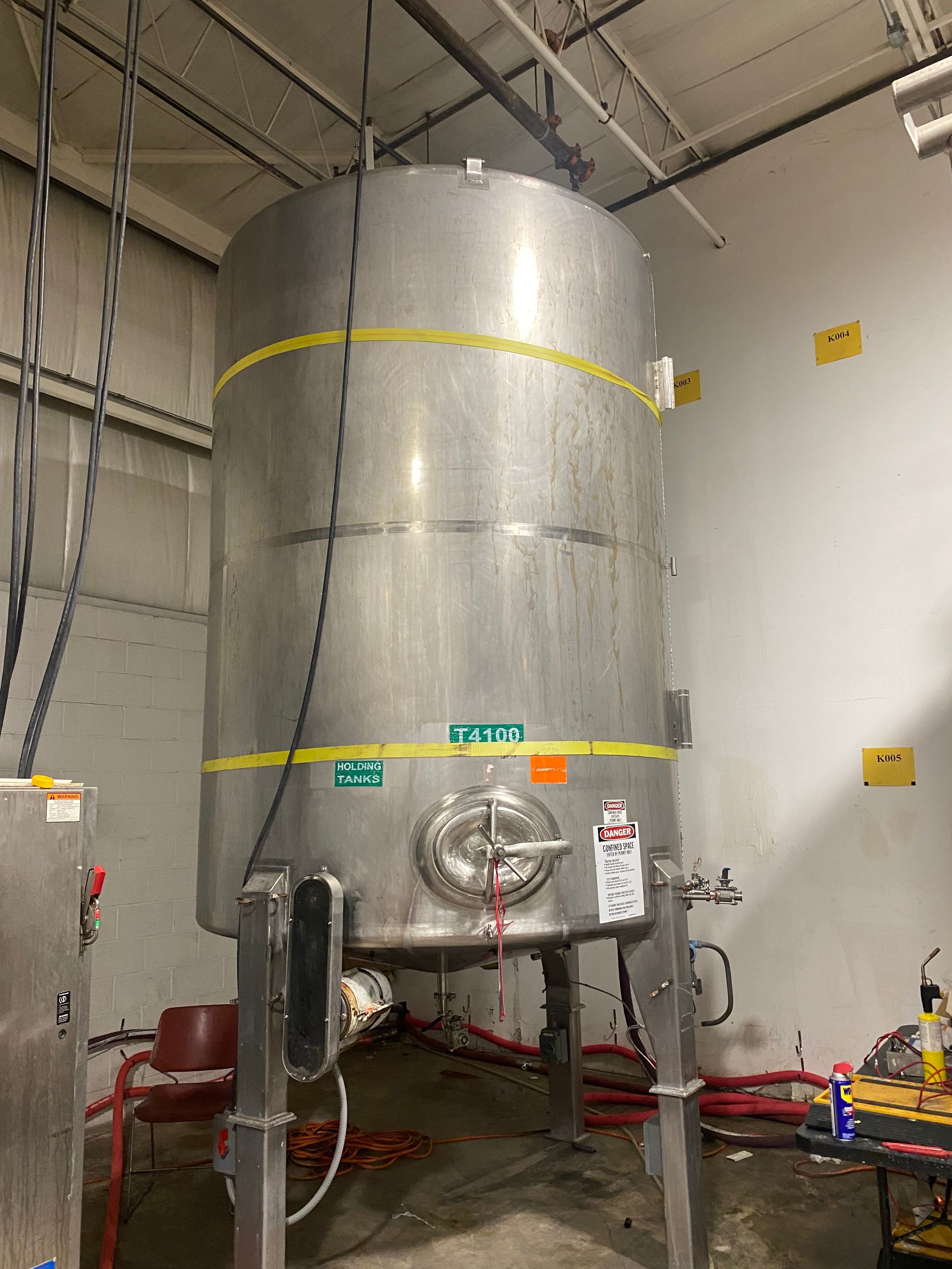 3000 Gallon Stainless Mix Tank