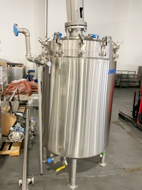 1000 Gallon Lee Vacuum and Jacketed Tank (2 available) image 3
