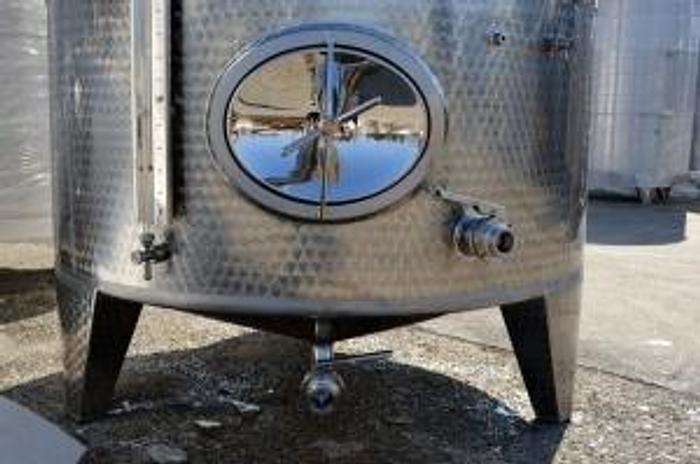 1100 gallon closed top jacketed storage tank image 3