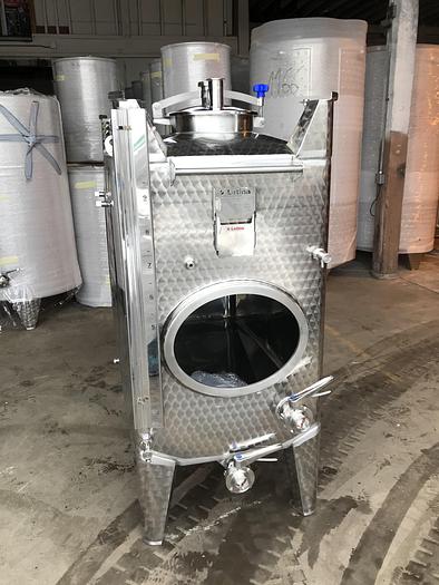 265 Gallon jacketed square stackable storage tote tank image 2
