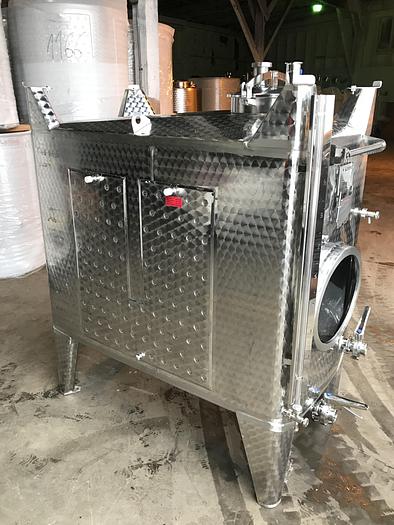 265 Gallon jacketed square stackable storage tote tank image 4
