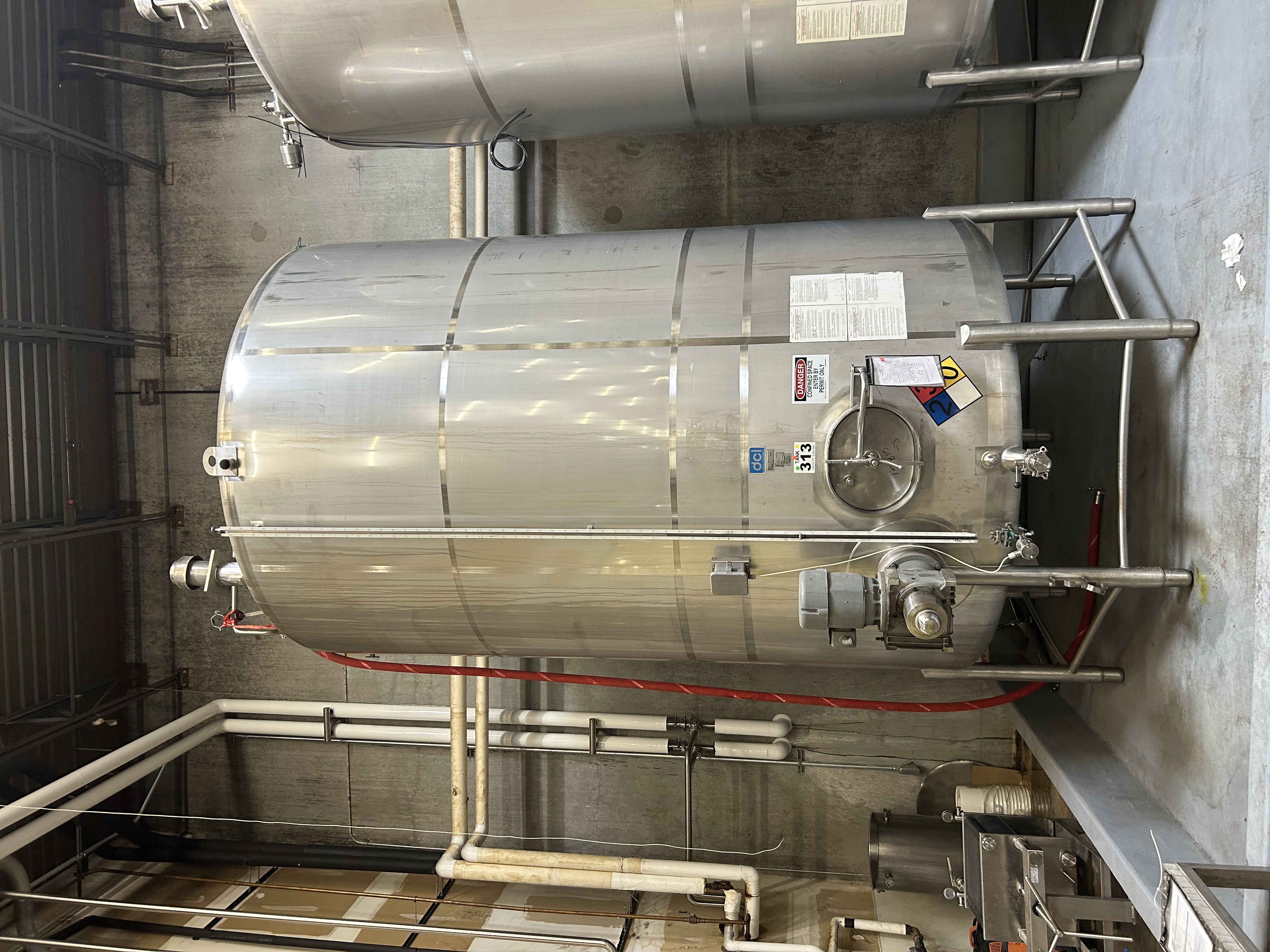 6000 Gallon Stainless Steel Mix Tank
