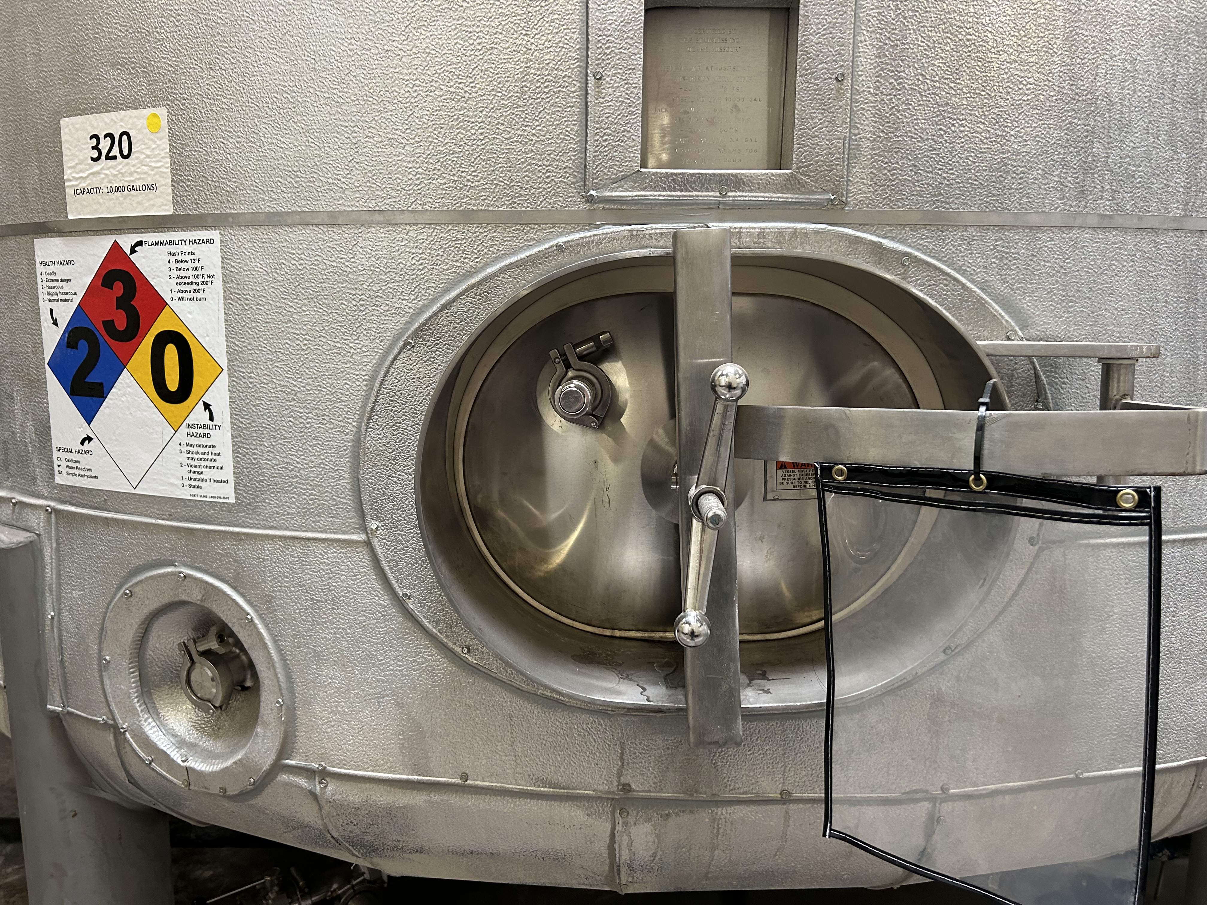 10000 Gallon Stainless Steel Jacketed Tank image 4