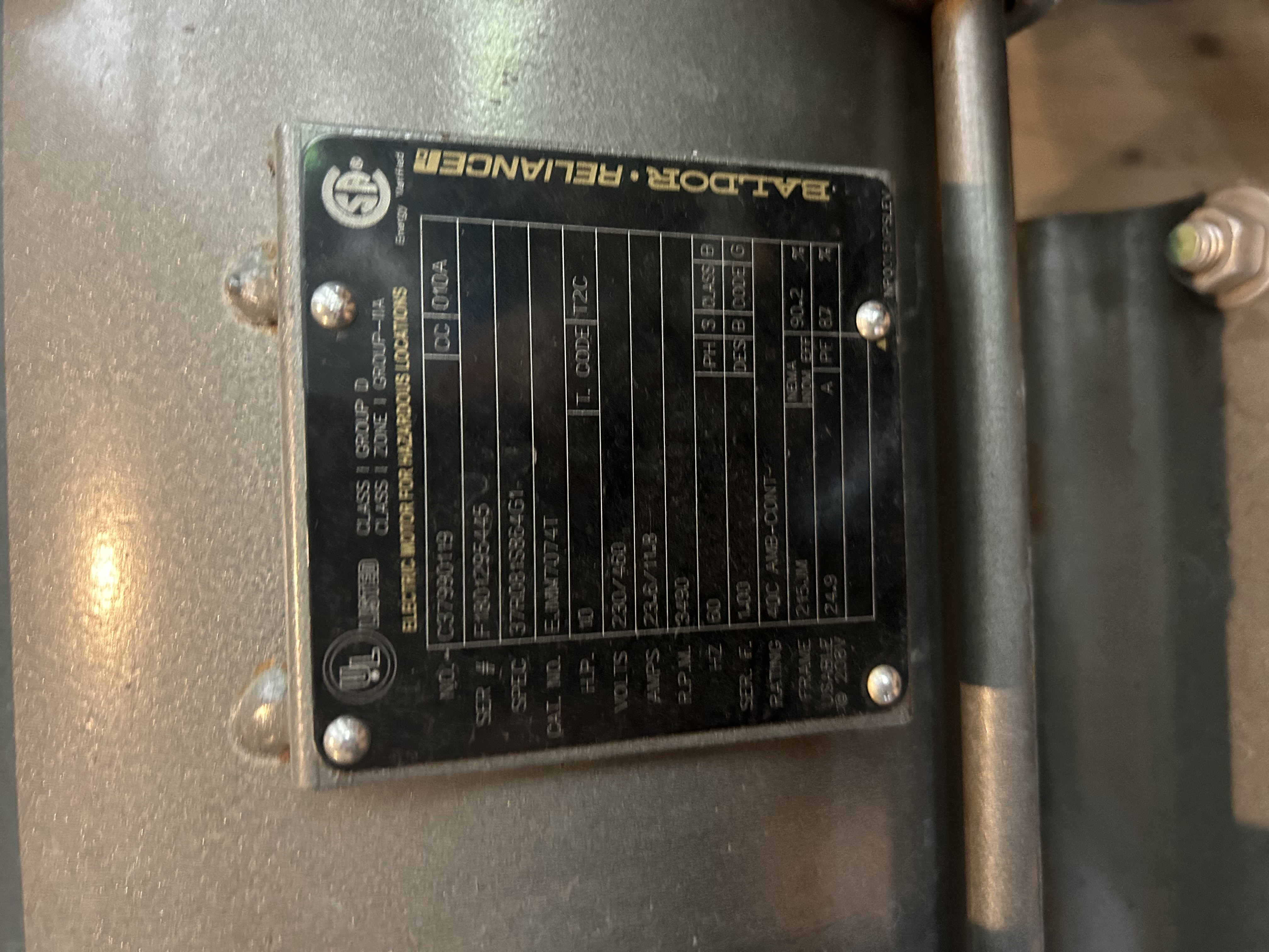Baldor Reliance 10 HP Motor image 5