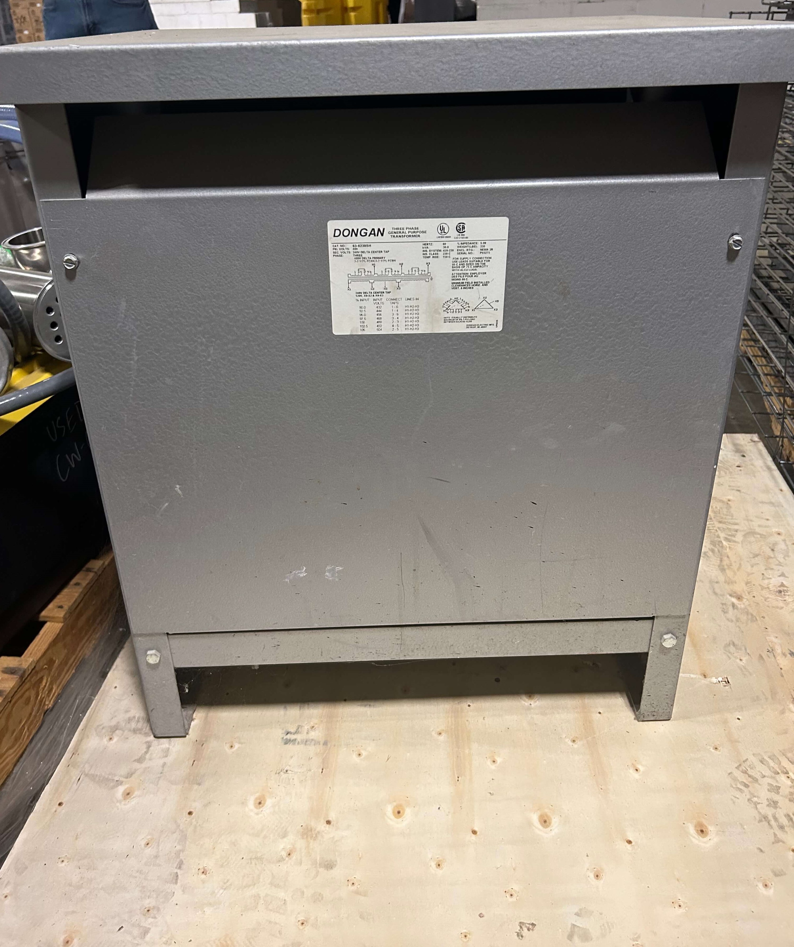 30 KVA Dongan 3 Phase General Purpose Transformer