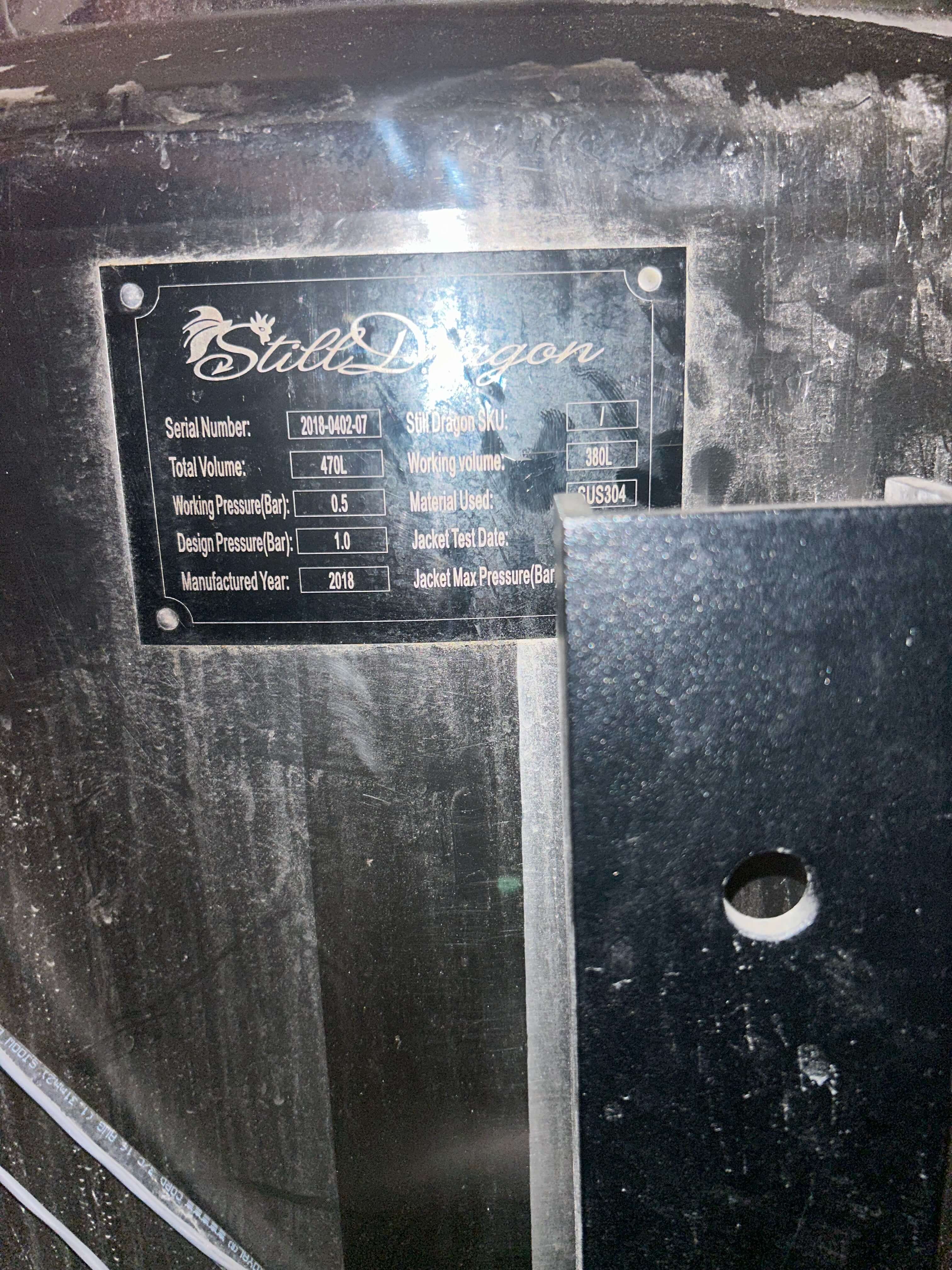 Still Dragon Stainless Steel 470L Mix Tank image 3