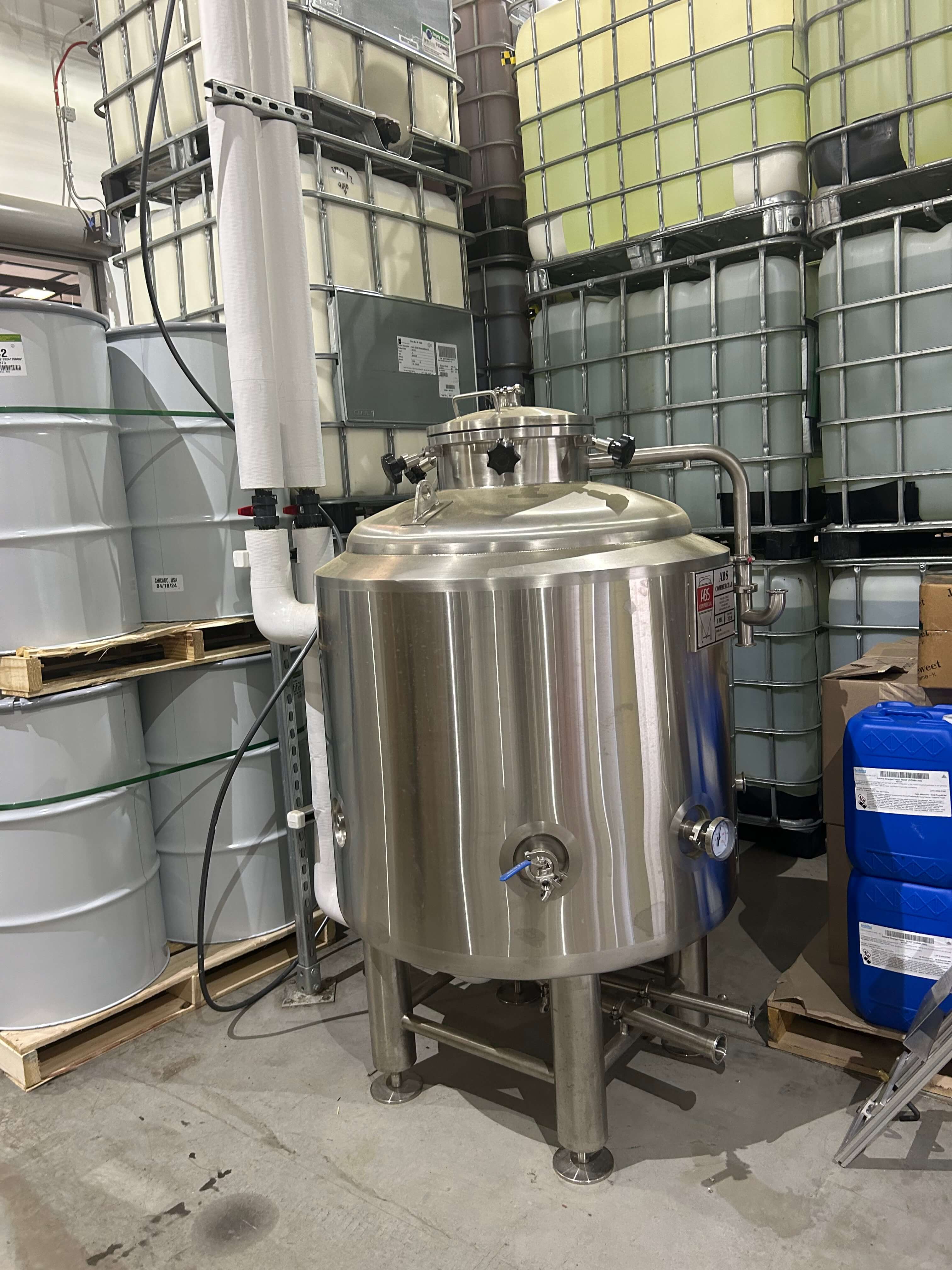 ABS Stainless Steel 3 BBL Brite Tank