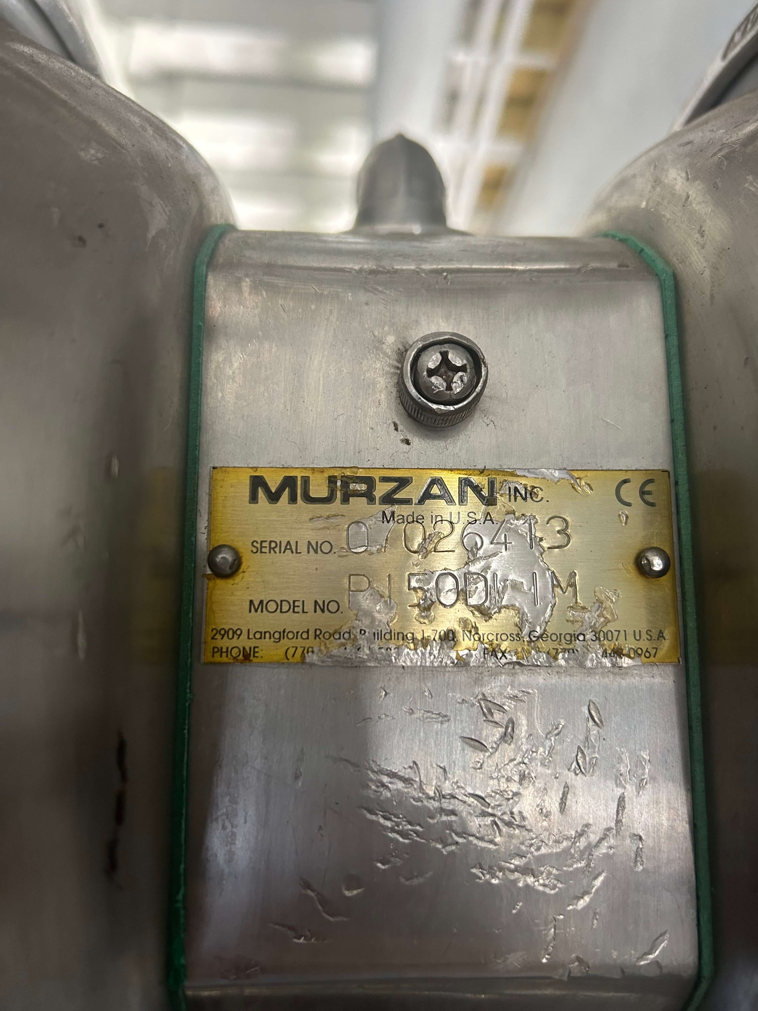 Murzan Stainless Steel Sanitary Pneumatic Diaphragm Pump image 6