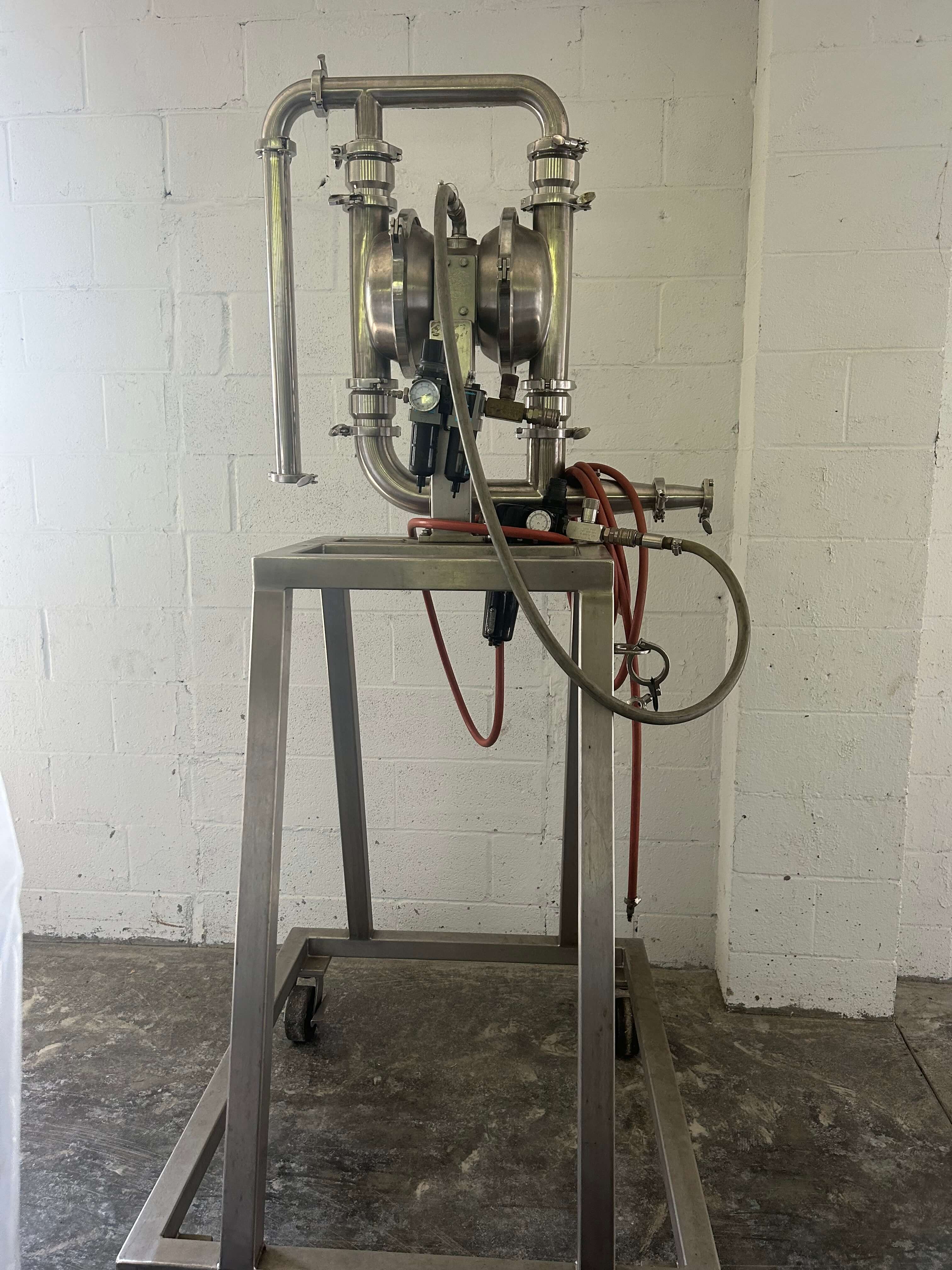 Murzan Stainless Steel Sanitary Pneumatic Diaphragm Pump