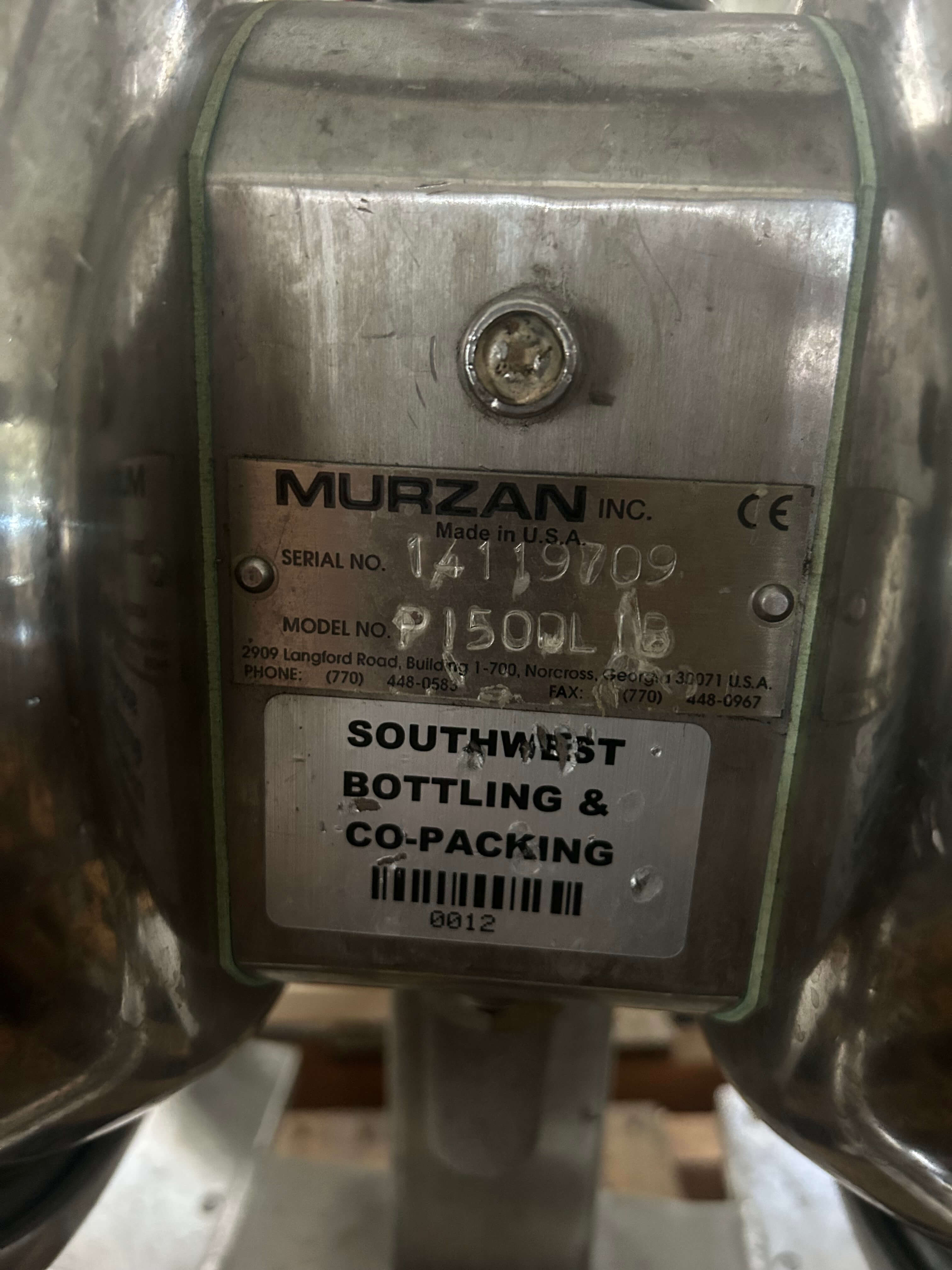 Murzan Stainless Steel Sanitary Pump Model image 2