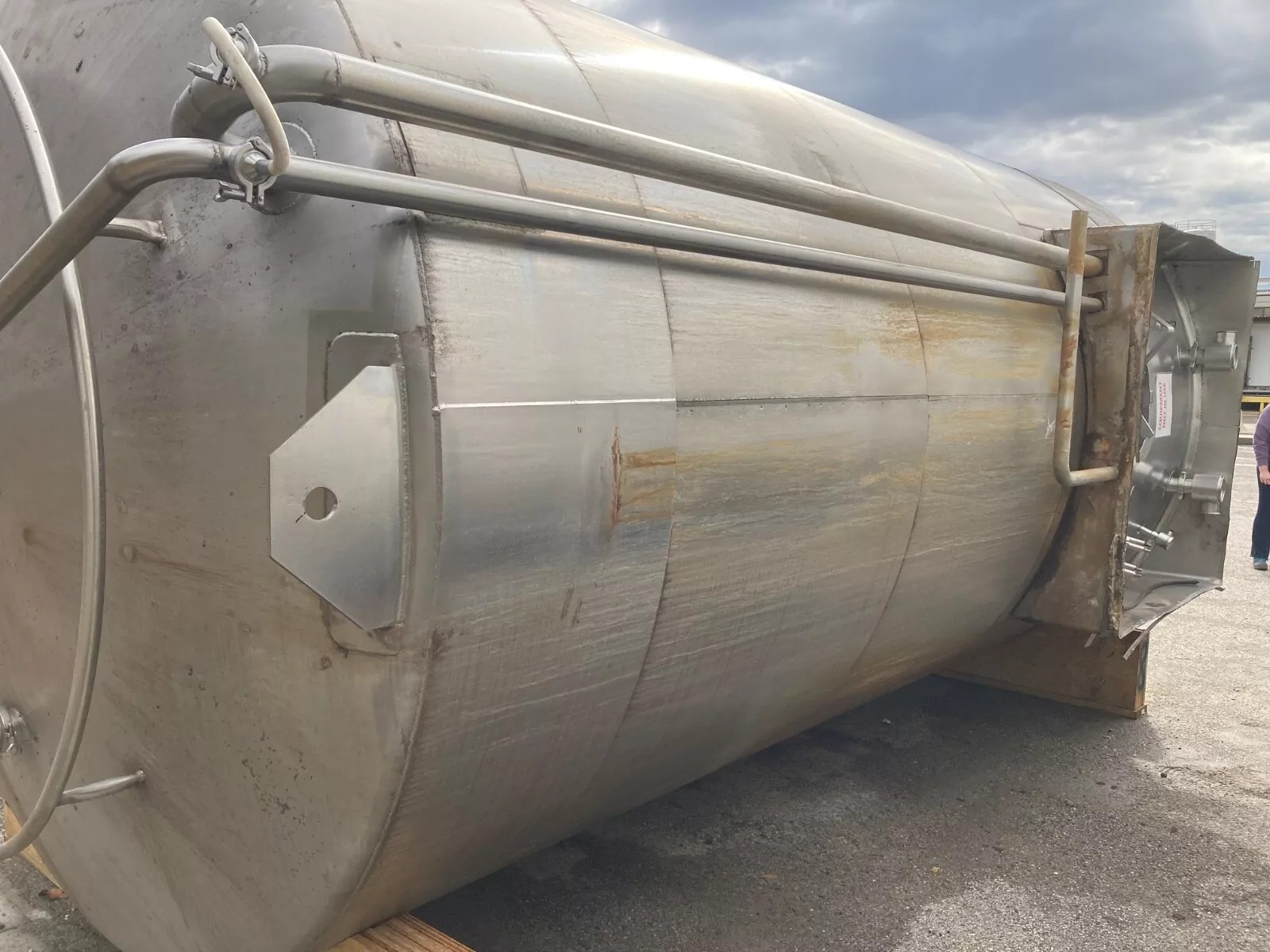 5000 Gallon Stainless Steel Jacketed Tank image 7