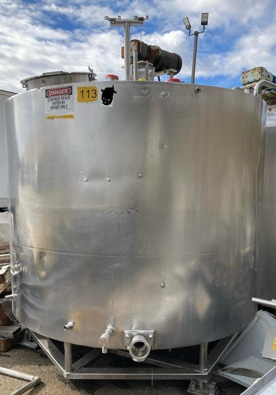 1500 Gallon Chester Jensen Jacketed Processor