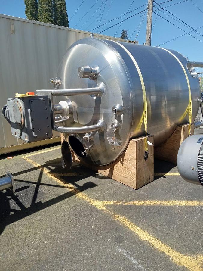 1500 Gallon Jacketed Processor Tank