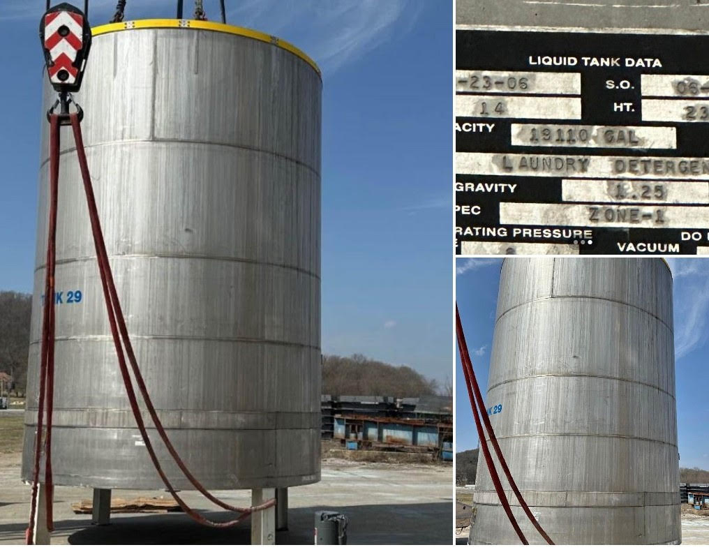 20000 Gallon Stainless Steel Tank