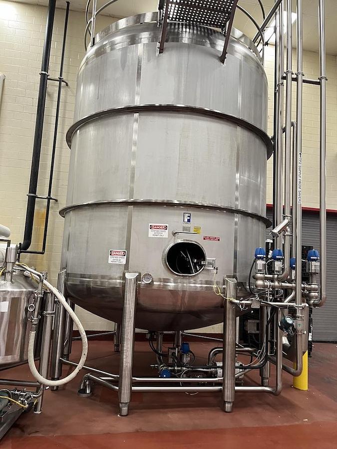 10000 Gallon 316 Stainless Steel Mix Tank