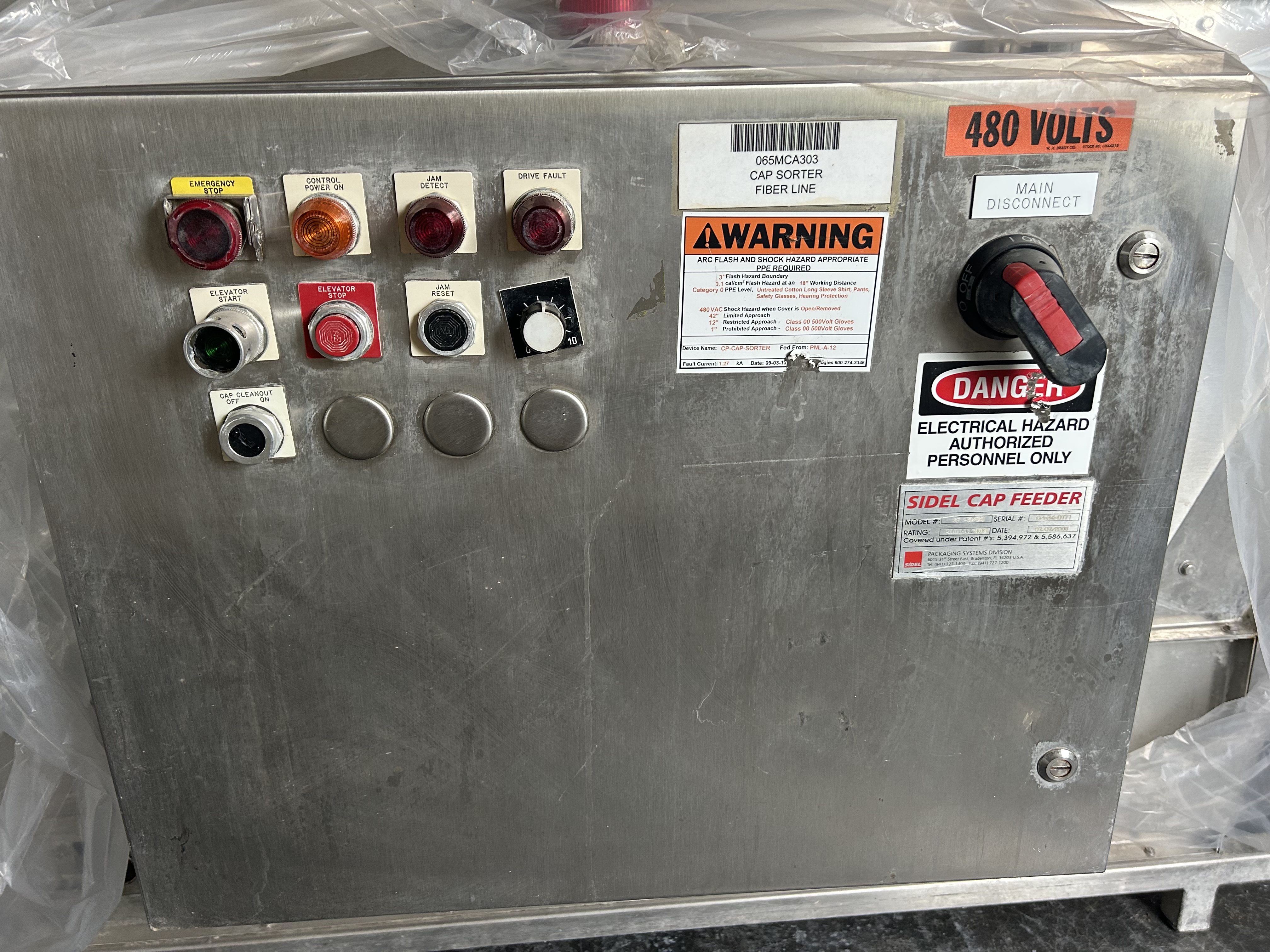 Sidel Cap Feeder and Elevator image 5