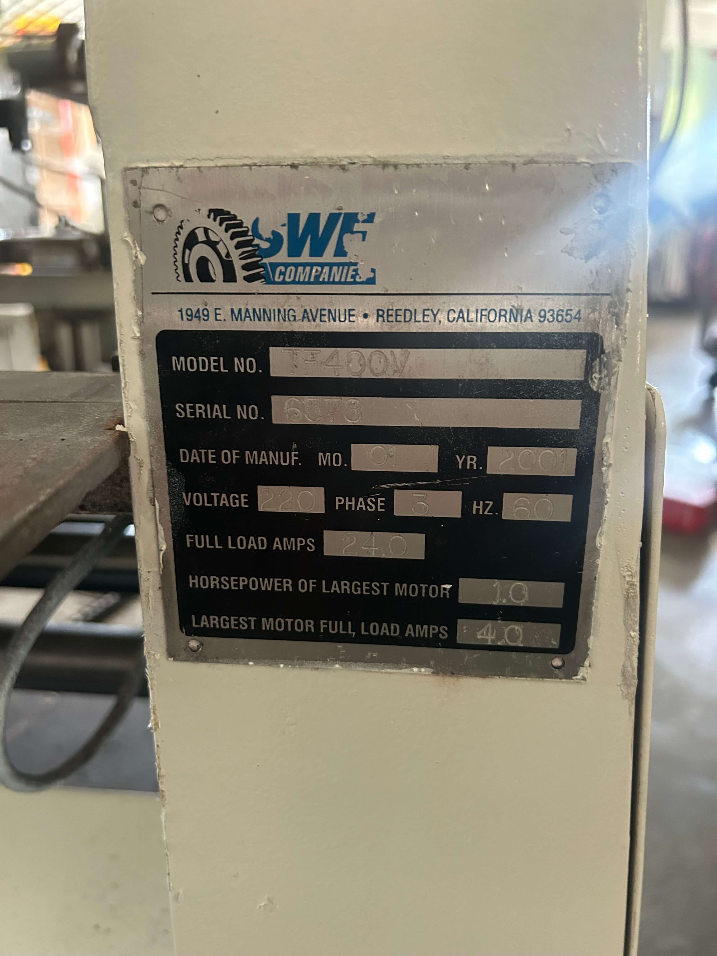 SWF TF400V Tray Former image 5