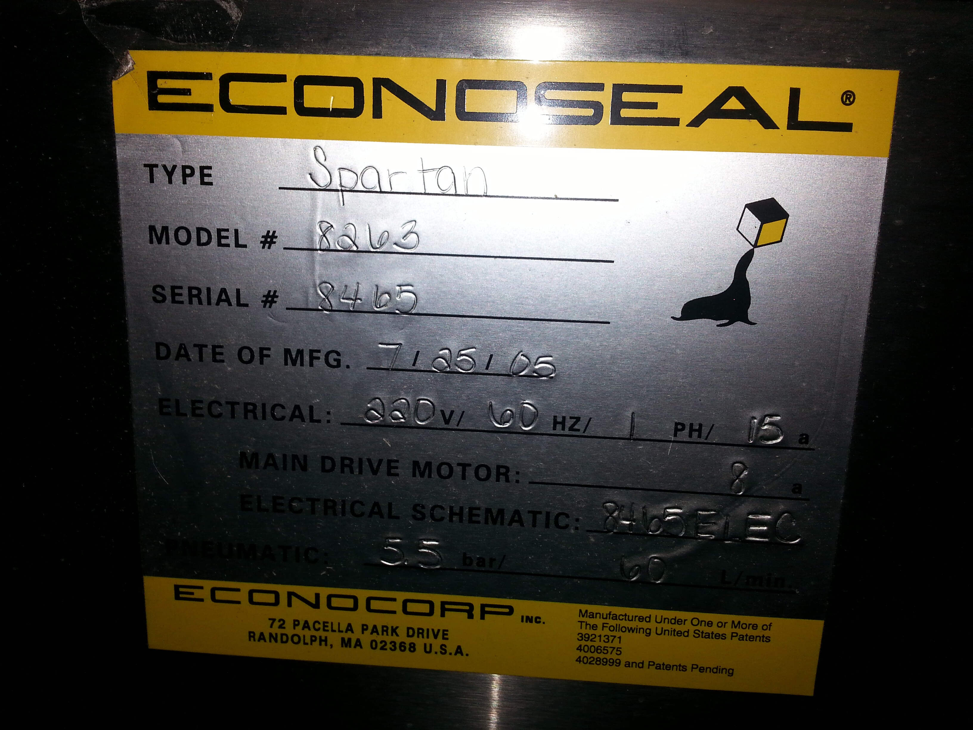 Econoseal Spartan 8263 Cartoner image 2