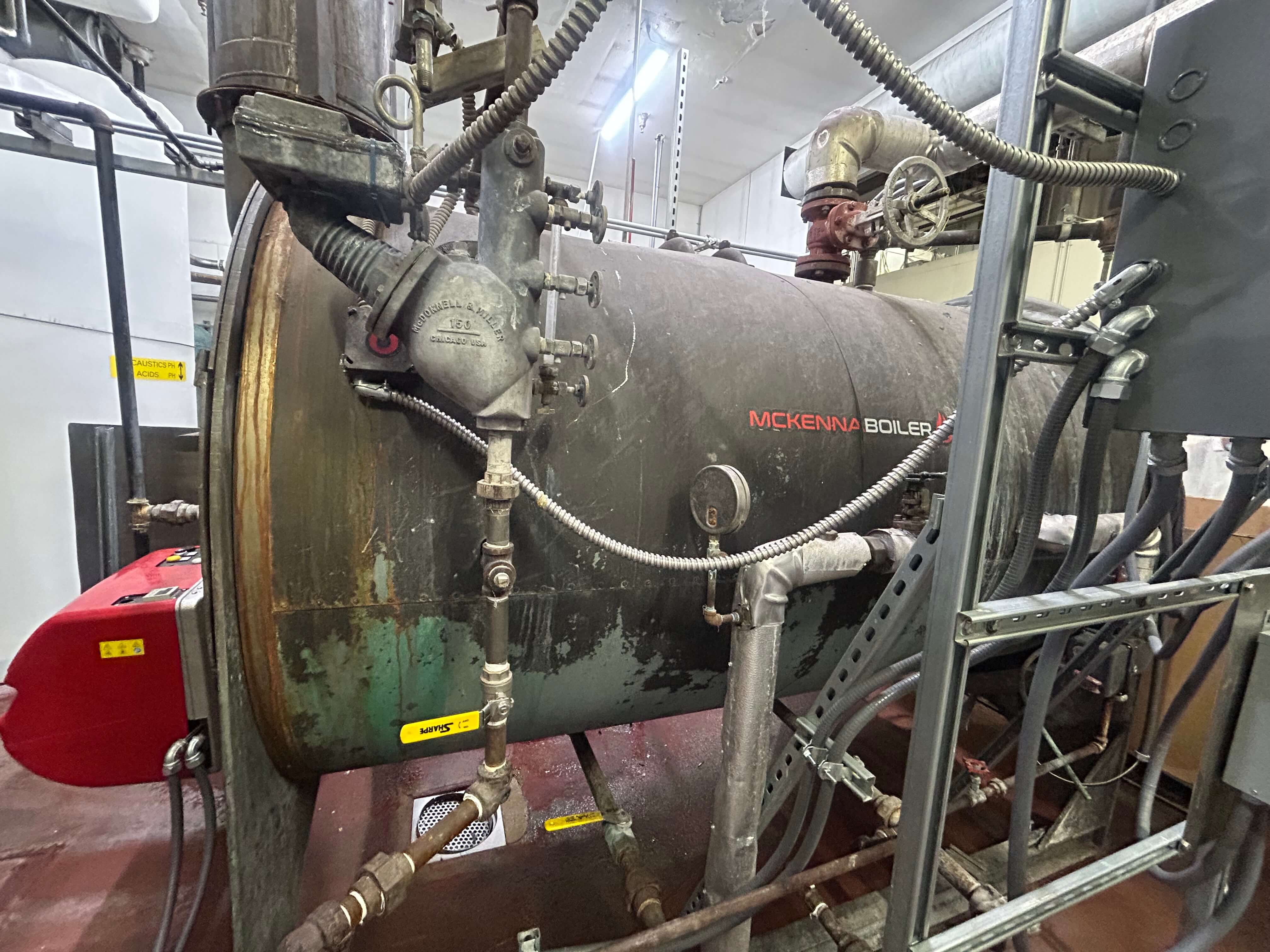 50 HP Gas Fired Steam Boiler