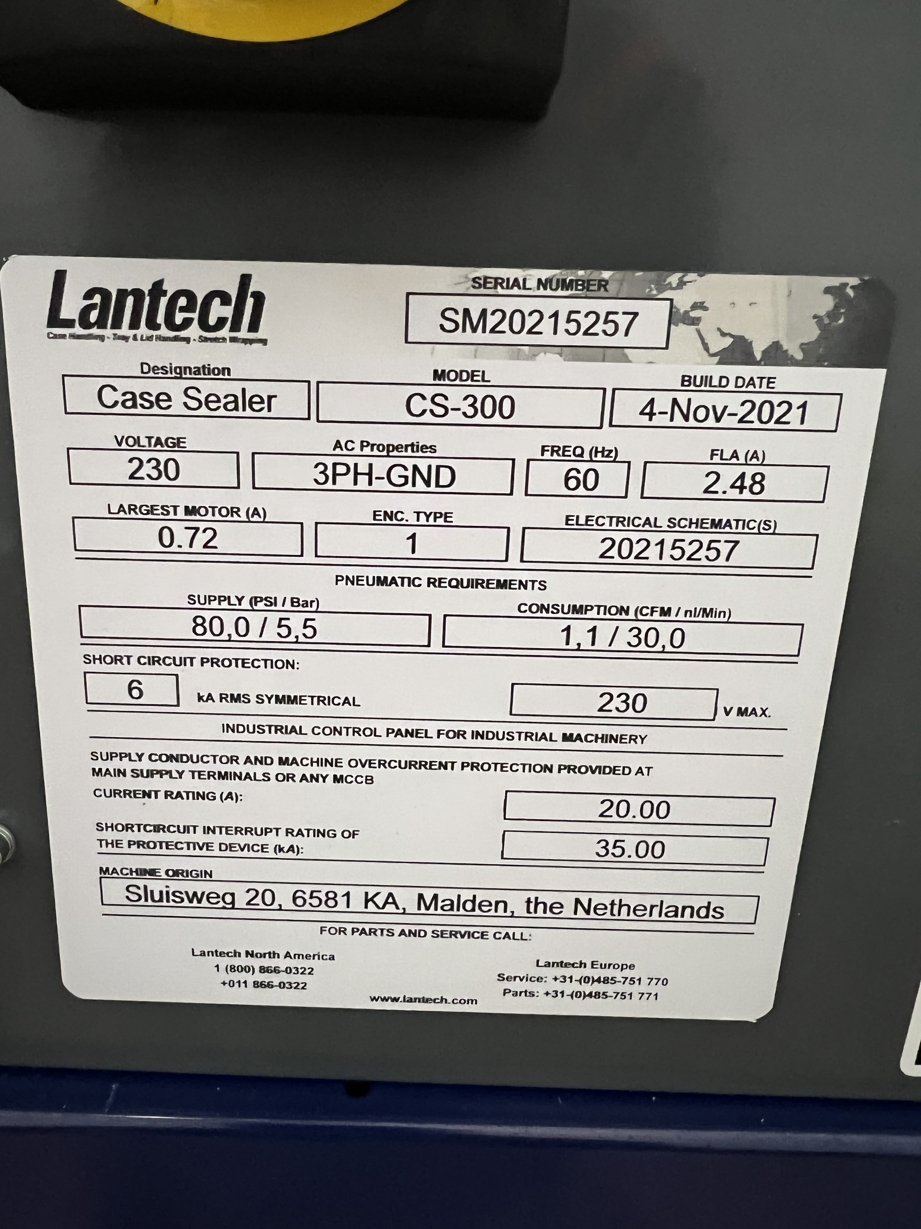 Lantech CS 300 Case Sealer image 2