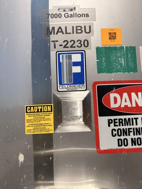 7000 Gallon Stainless Steel Tank image 2