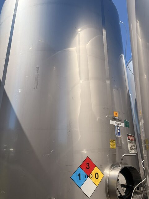 8000 Gallon Stainless Steel Tank