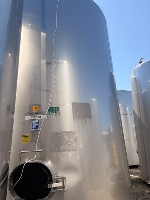 8000 Gallon Stainless Steel Tank