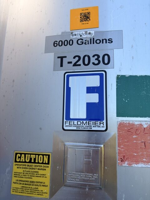 6000 Gallon Stainless Steel Mix Tank image 3