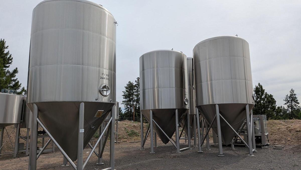 7440 Gallon Jacketed Storage Fermenter