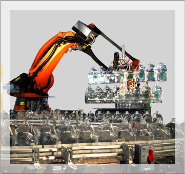 Busse Eclipse Robotic Low Level Bulk Palletizer