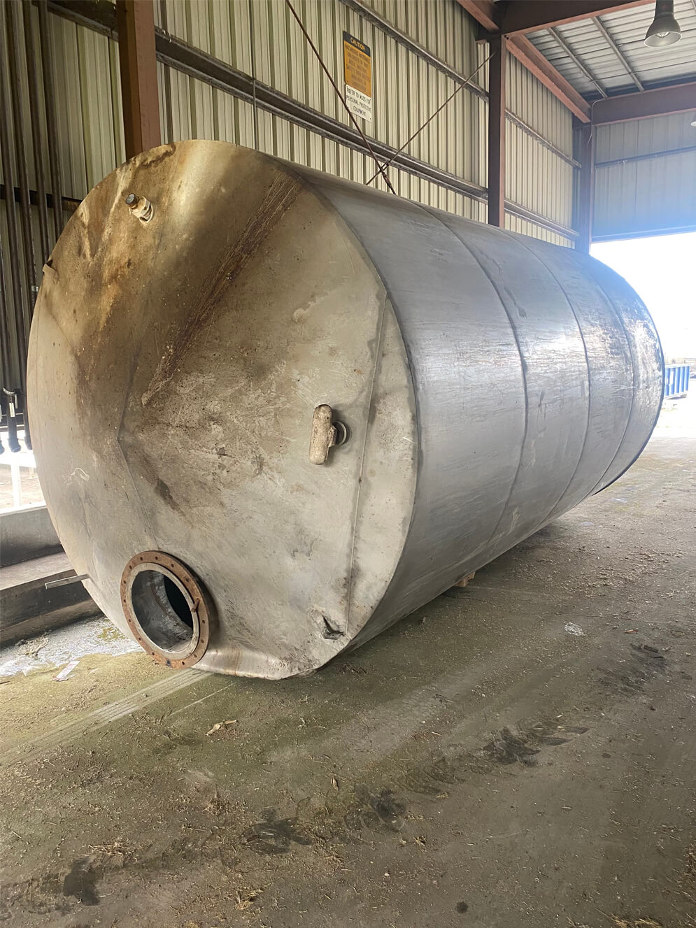 8000 Gallon Holding tank