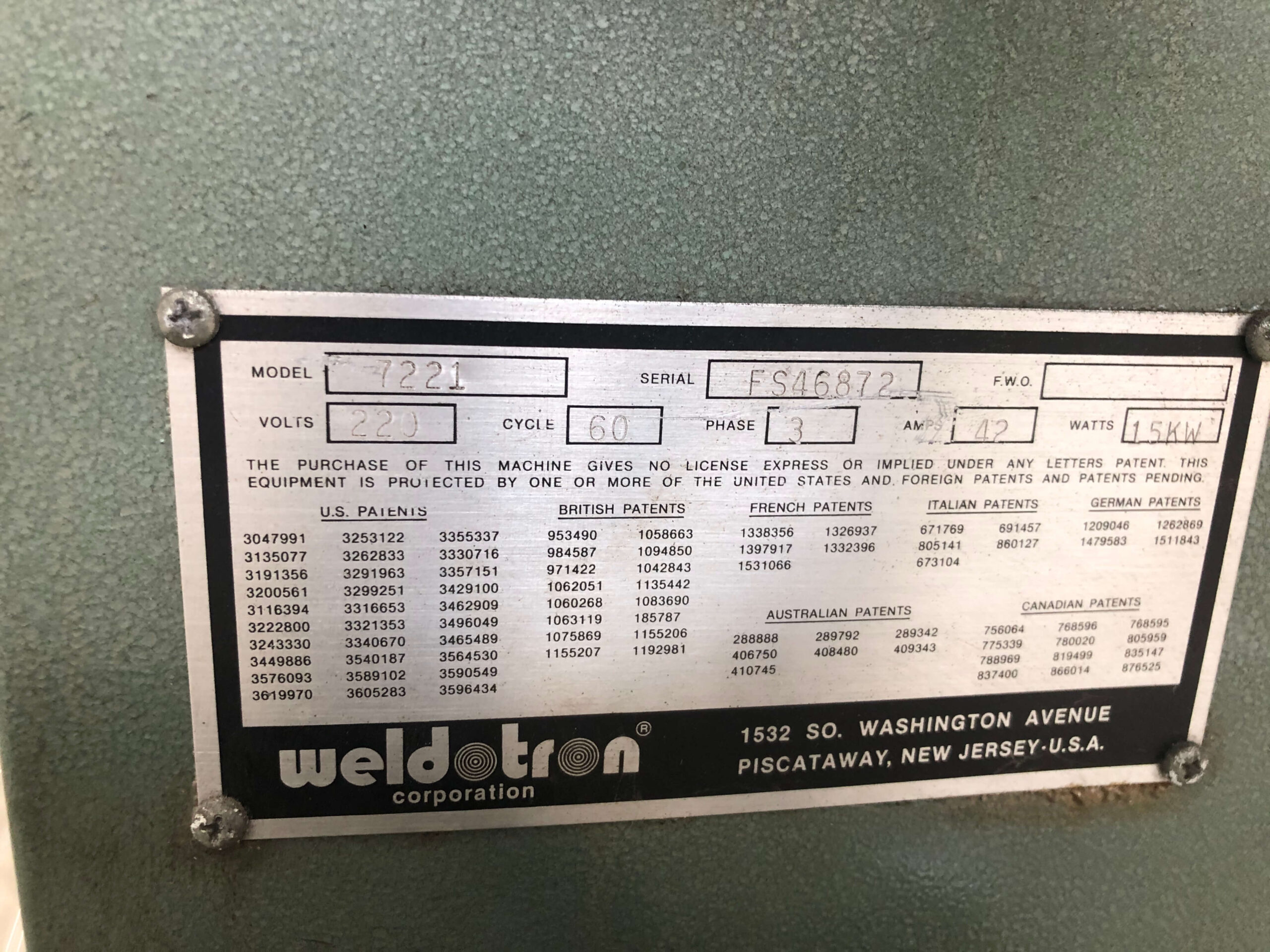 Weldotron Shrink Tunnel image 2