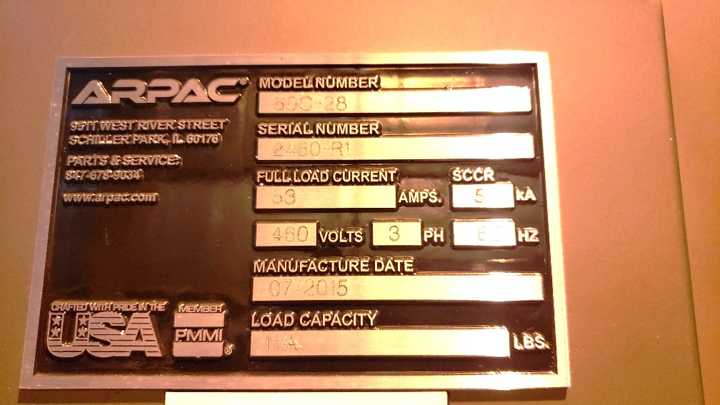 ARPAC 60C28 TRAY WRAPPER image 6