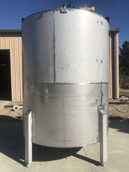 2500 Gallon Vertical Stainless Steel Mix Tank image 7