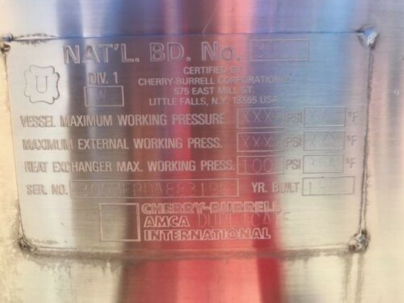 Stainless Steel Jacketed Tank with Agitation image 5