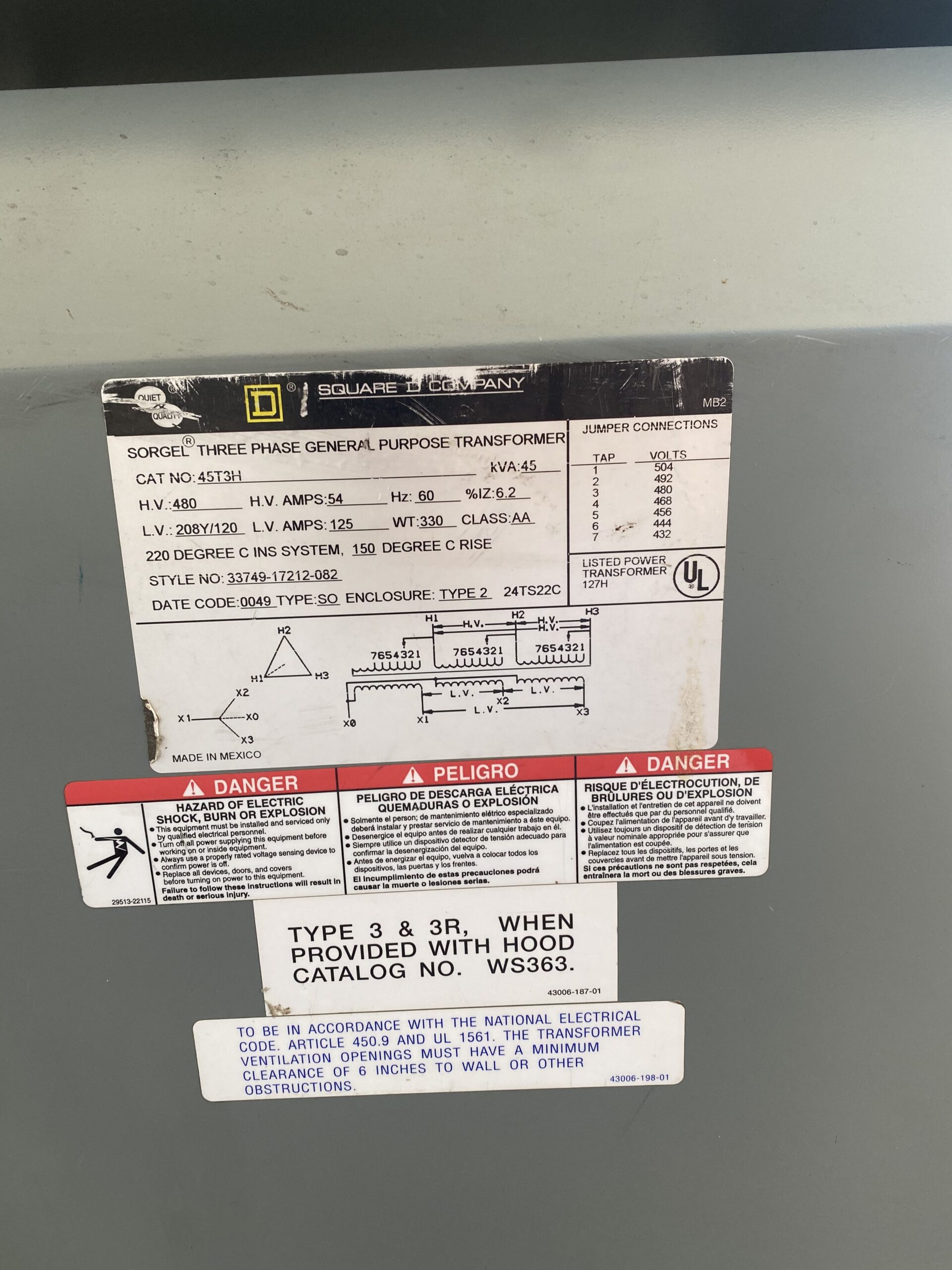Sorgel Three Phase General Purpose Transformer image 2