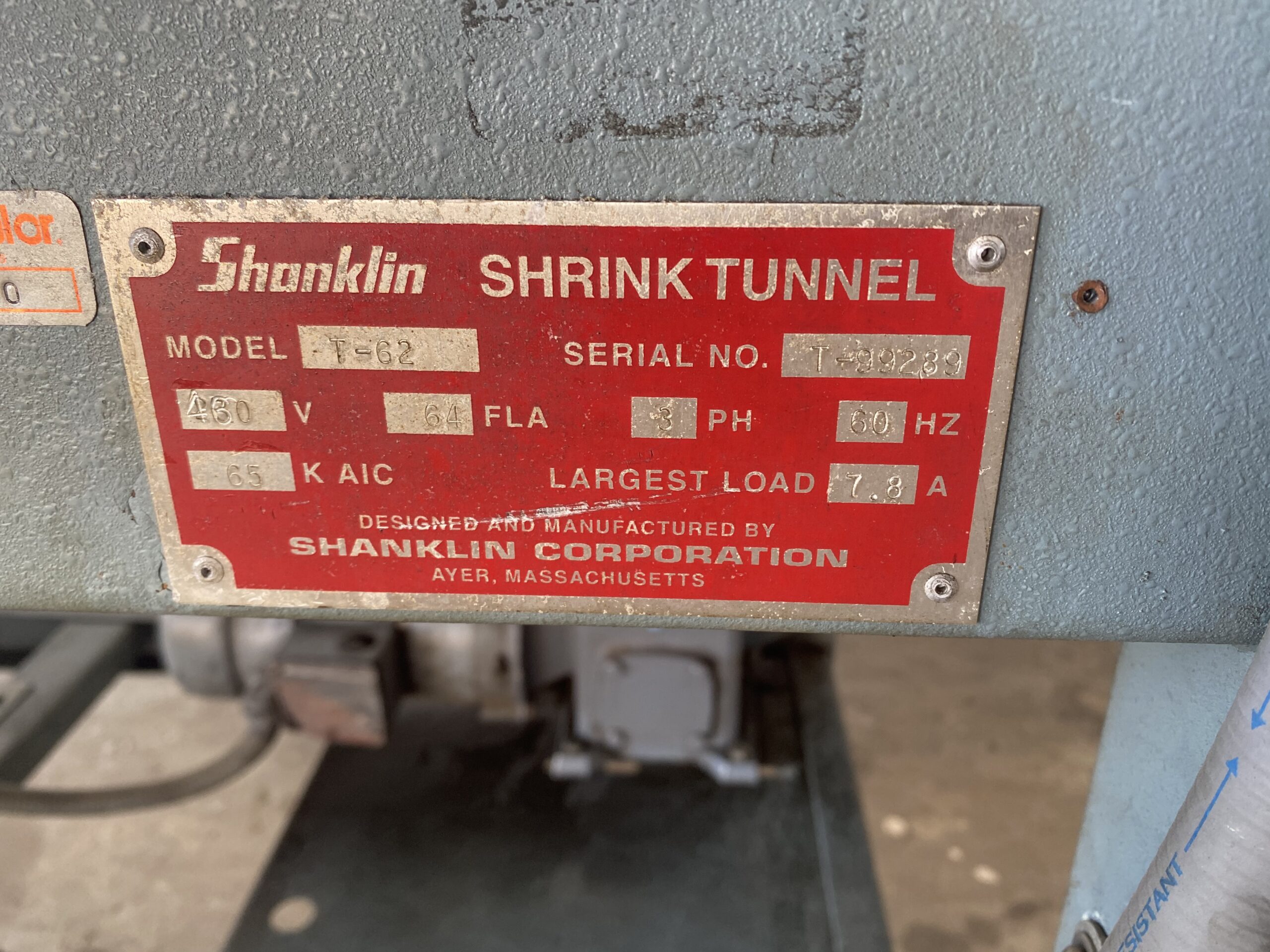 Shanklin T-62 Shrink Tunnel image 3