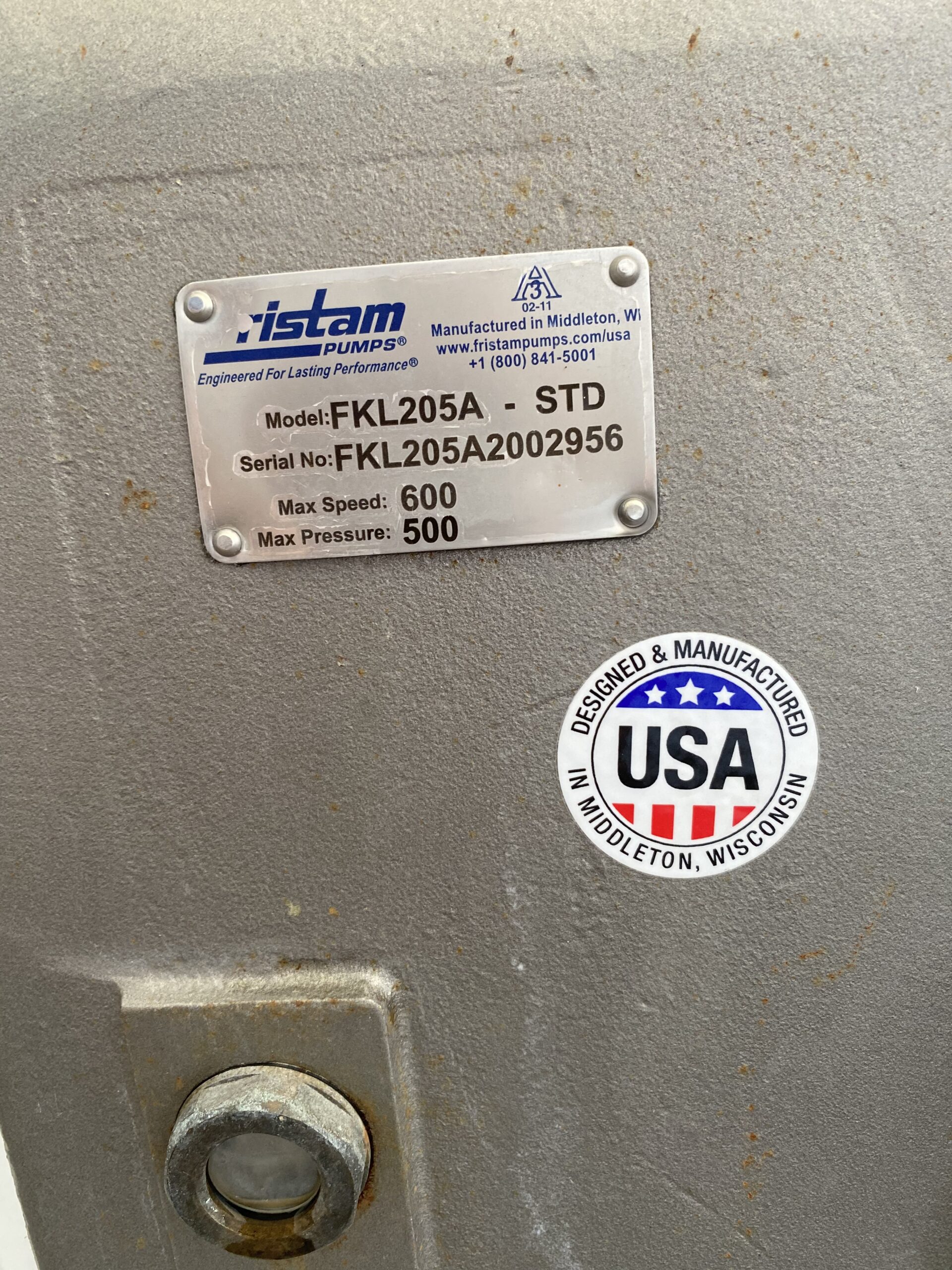 10 HP Fristam Pump image 3