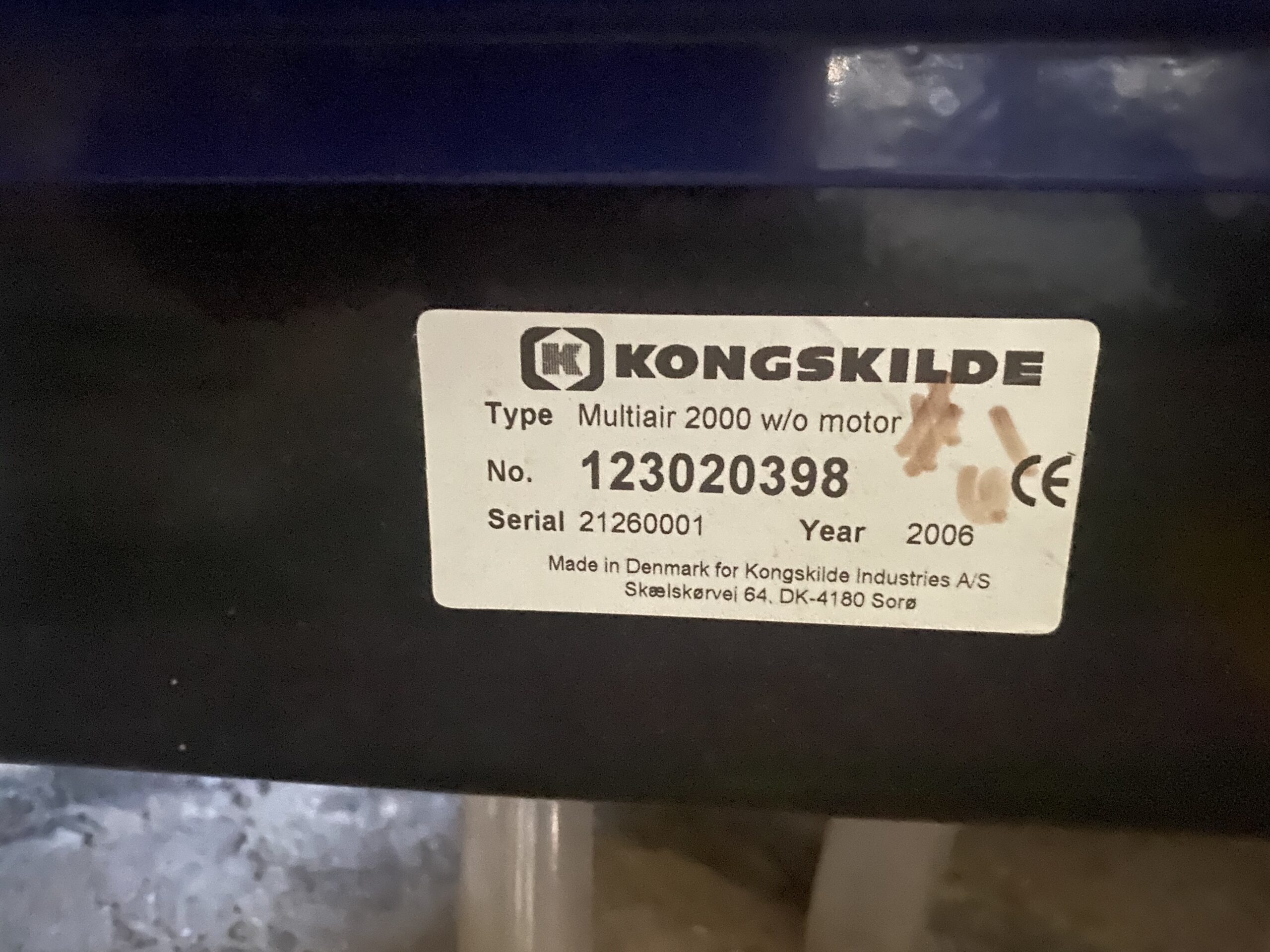 Kongskilde MultiAir 2000 High Pressure Blower image 3