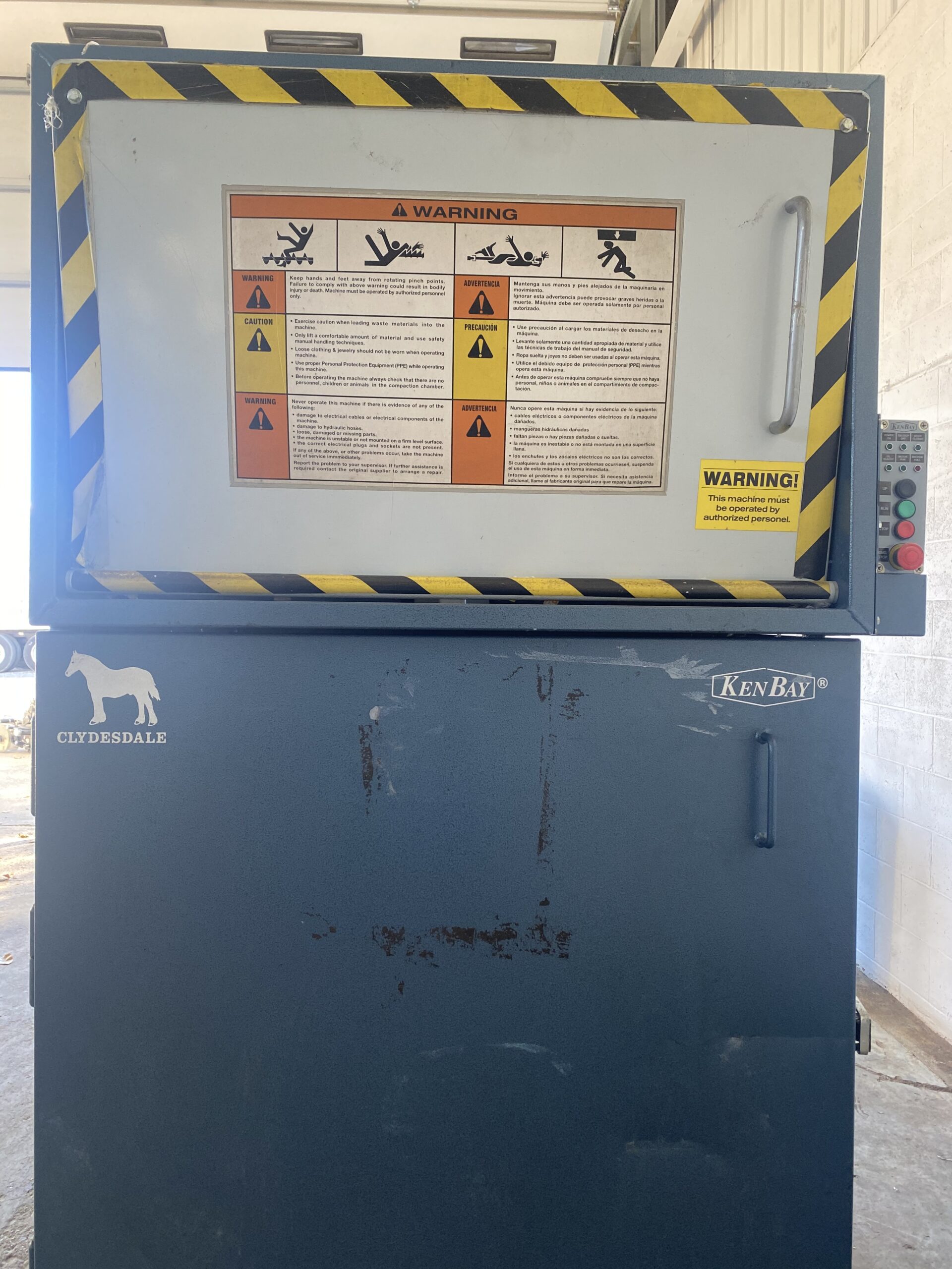 KenBay Clydesdale Waste Compactor