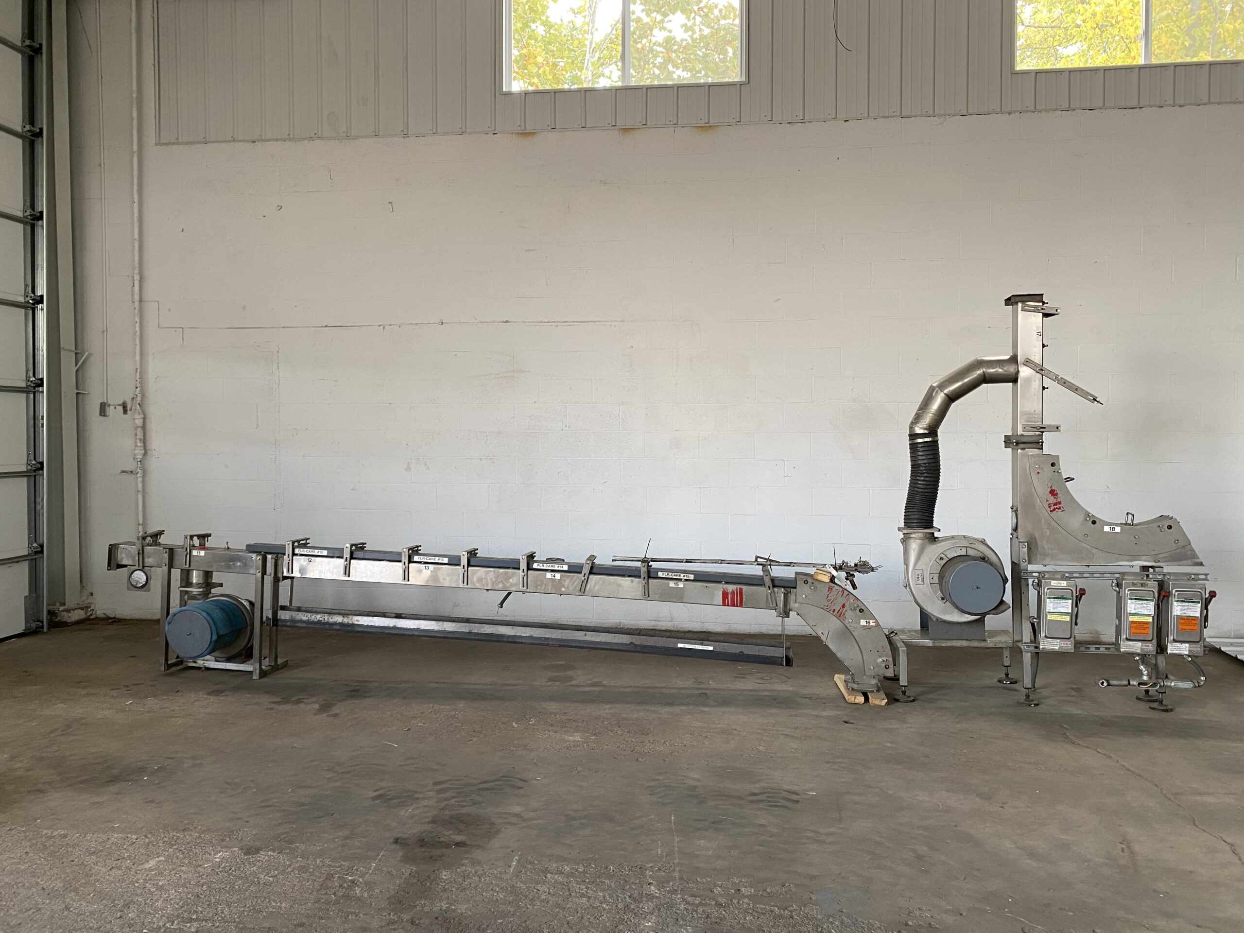 Single File Cap Air Conveyor