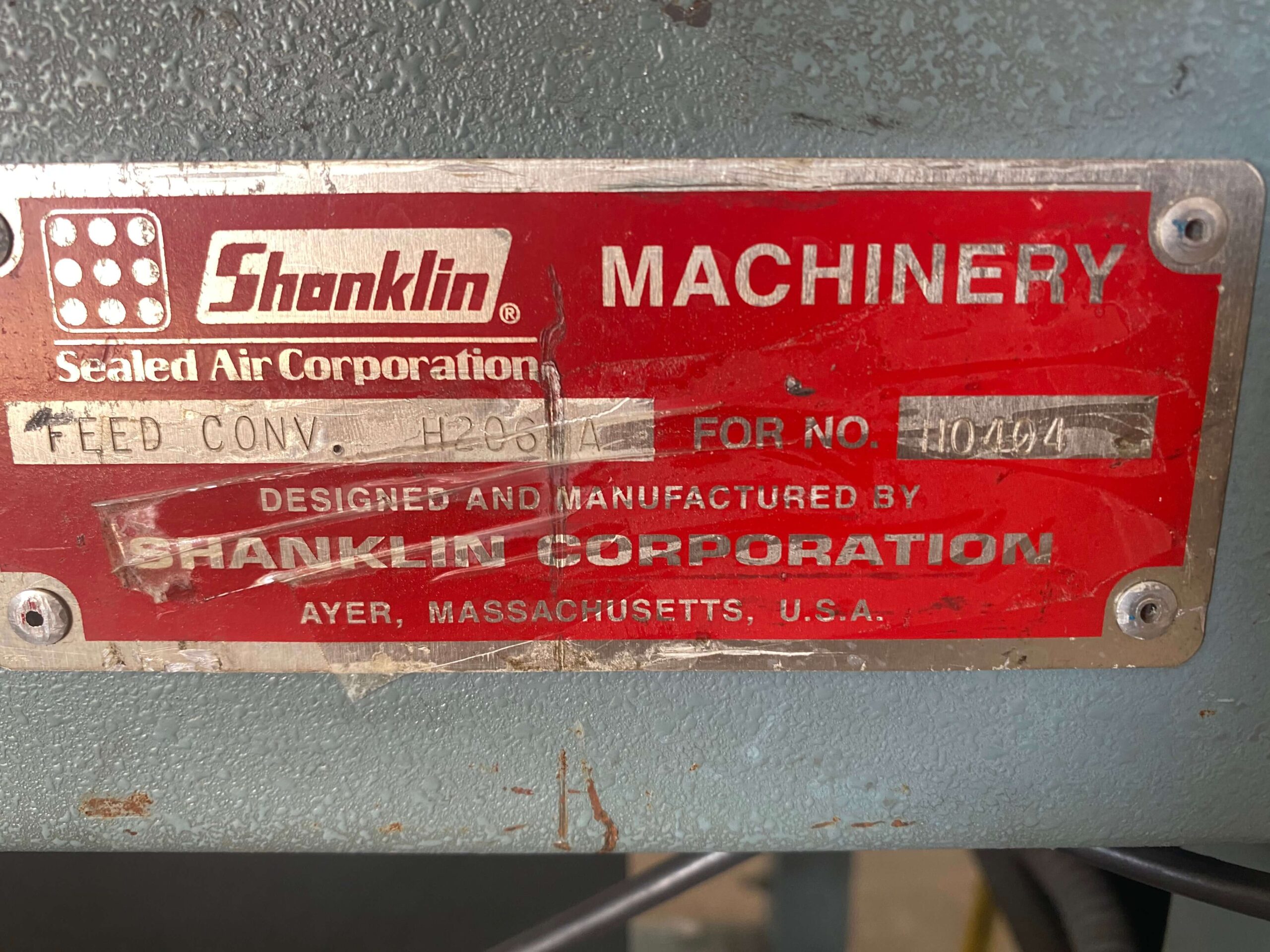 Shanklin 78 inch Belt Conveyor image 2